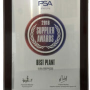 PSA Supplier Awards Best Plant 2018